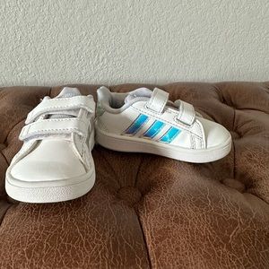 Toddler iridescent adidas